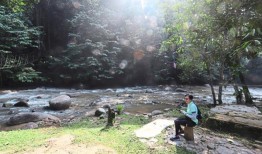 越过乡村自行车路线