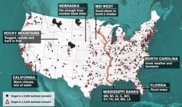 地图显示了美国最适合在核战争中买房的地方
