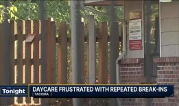 塔科马日托中心的家长担心孩子的安全，因为附近有营地