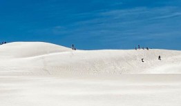 马来西亚讲师在西澳大利亚州尝试玩沙板