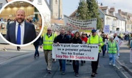 萨福克郡议会对Sunnica太阳能农场批准的行动