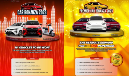 最终的奖励等待着优秀的重做销售合作伙伴在汽车的丰厚赠品