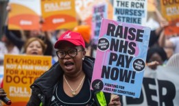 当初级医生在12月和1月罢工时